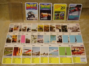 RARE VINTAGE TOP TRUMPS NEW ROCKETS (LATEST SUPER WEAPONS) DUBREQ LTD 1970s HTF - Picture 1 of 6