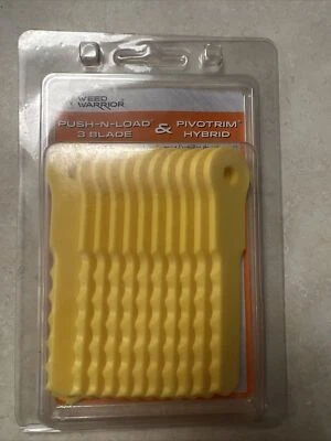 Weed Warrior Push N Load 12 Replacement Blades for Push N Load Trimmer Head - Image 1 of 2