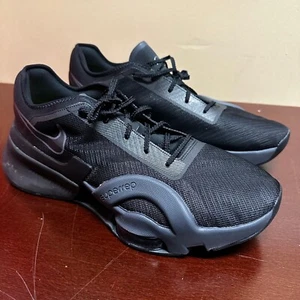 Nike Mens Black Air Zoom SuperRep 3 DC9115-001 Lace Up Anthracite Shoes Sz US 13 - Picture 1 of 7