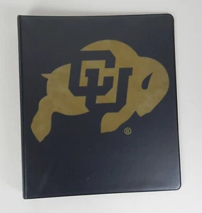 Colorado University Buffaloes 3 Ring College Binder Gray + Gold 1/2 " - Picture 1 of 4