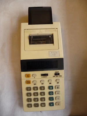 Calculator CANON P7-D deskTOP hand held RECHARGABLE PRINTS paper .. A23 - Image 1 of 2