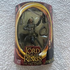 Lord of the Rings Two Towers Helm's Deep Aragorn Action Figure Toy Biz 2002 LOTR
