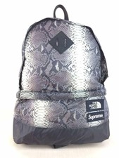 Supreme x THE NORTH FACE Rucksack Grau Gebraucht Von Japan F/S