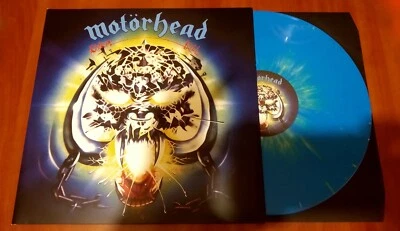 MOTORHEAD OVERKILL LP *RARE* BLUE GREEN SPLATTER VINYL BOB PRESS 2013 LTD New - Image 1 of 3