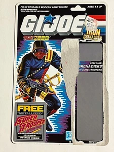 GI G I JOE IRON GRENADIERS 1988 ELITE TROOPERS FULLCARD FULL FILECARD FILE 88 - Bild 1 von 3