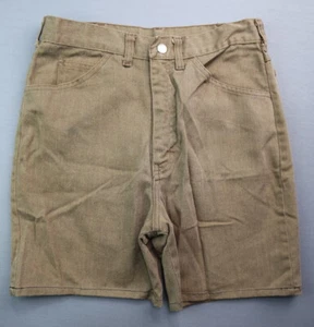 Vintage Juniors JC Penney Penn Prest Shorts USA Made Brown Sz 18 (27x6) Talon 42 - Picture 1 of 8