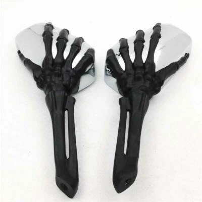Espejos retrovisores manuales Black Claw Skeleton para Honda CBR 1000RR 05 2006 2004-2007 Foto 1 de 4
