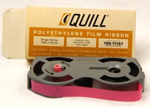 TYPEWRITER POLYDETHYLENE FILM RIBBON- QUILL BRAND, IBM SELECTRIC II (B-2-4-1-3) - Picture 1 of 1