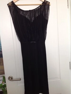 ROBERTO CAVALI BLACK LACE DRESS EUR 40 - Image 1 of 4
