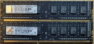 4GB (2GBx2) Desktop Memory PC3-10600 G.SKILL Model F3-10600CL9D-4GBNS DDR3-1333 - Picture 1 of 2