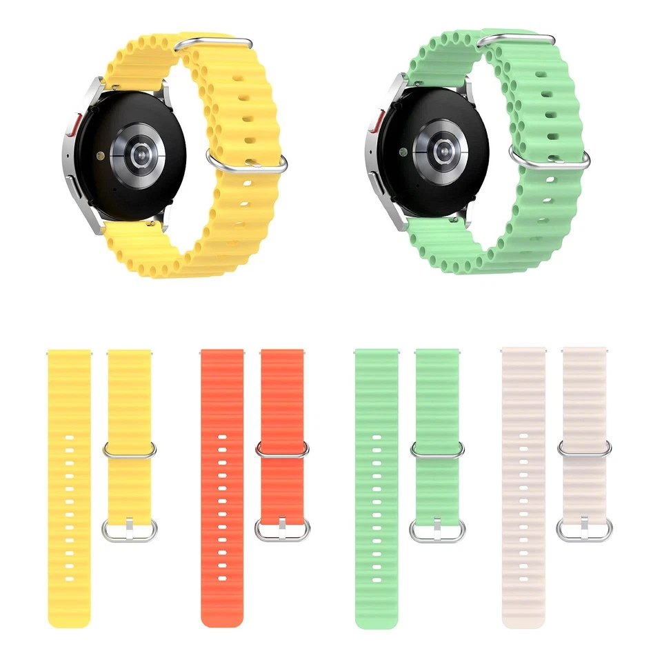 Correa De Silicona Para Relojes Deportivos - Smartwatch - Ancho 20 mm - Imagen 1 de 1