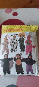 SEWING PATTERN CLEAROUT McCalls 8870 Fancy dress/costume easy sew age 1-3 - Picture 1 of 2