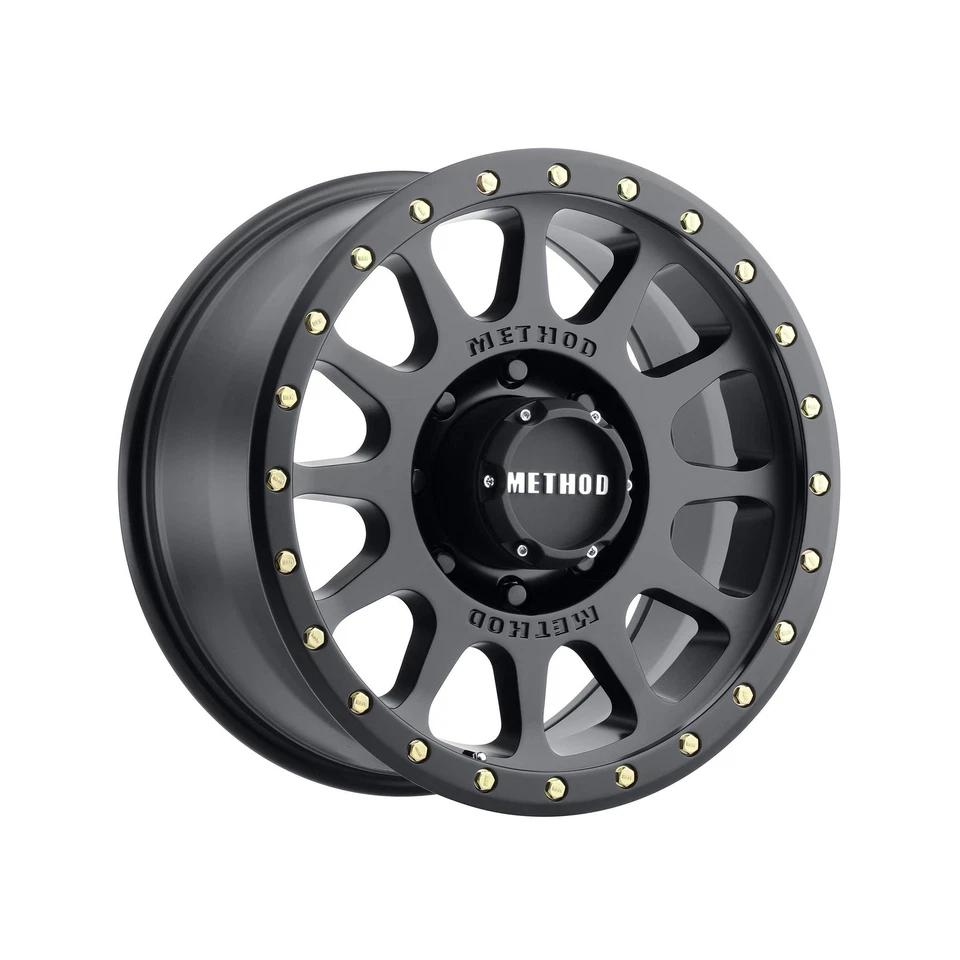Method Race Wheels 305 NV Matte Black 17x8.5" 8x6.5", 0mm offset 4.75" Backsp... - Image 1 of 2