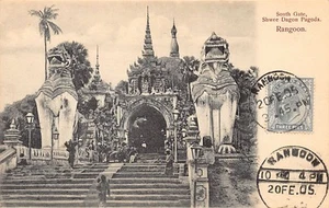 MYANMAR Burma - RANGOON - South Gate, Shwee Dagon Pagoda - Publ. unknown - Picture 1 of 2