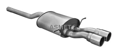 Silencieux final 12.044 ASMET pour MINI MINI Décapotable MINI CLUBMAN MINI Coupé - Photo 1/4