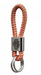 Harley-Davidson Schlüsselanhänger Bar & Shield Orange Vinyl Braid - Bild 1 von 1