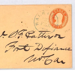 USA Classic Stationery Cover 3c Raleigh NC *Fort Defiance* NORTH CAROLINA XU156 - Picture 1 of 15