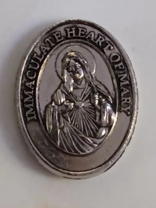 Taschenmedaille Unbeflecktes Herz Mariens Herz Jesu - Bild 1 von 3