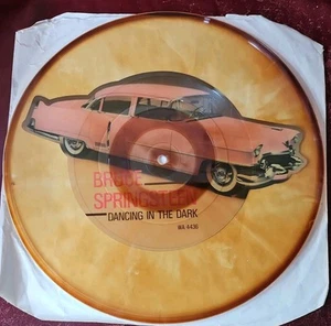 BRUCE SPRINGSTEEN DANCING IN THE DARK UNCUT 7" Vinyl Picture Disc UK ( 12") - Foto 1 di 8