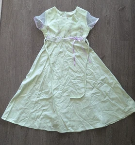 Green and Purple Ribbon Bonnie Jean Size 10 Girls Dress - Picture 1 of 9