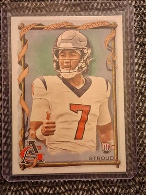 23 Topps Composite Allen And Ginter CJ Stroud Silver Portrait SP - Image 1 of 2