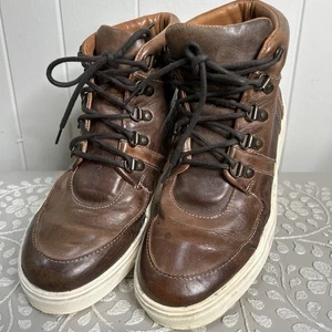 Heritage Bedford Stu Schnürschuhe High Top Leder Schuhe 8,5 Gorpcore Grunge Wandern - Bild 1 von 18