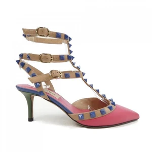 VALENTINO GARAVANI Pumps Women's Size 34 Pink Leather - Picture 1 of 6