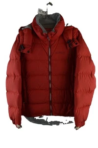 Giacca imbottita rossa ALPKIT taglia S uomo full zip con cappuccio invernale casual outdoor - Foto 1 di 8