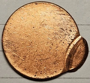 Lincoln Cent Error Off-Center No Date No Year ND - Bild 1 von 2