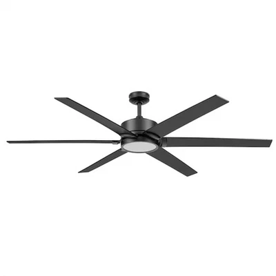Honeywell Talbert Ceiling Fan, Color Changing LED and Remote, 70", Matte Black - Image 1 of 4