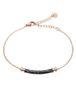 Paul Hewitt Armband PH-B-BM-R Starboard Damen Edelstahl 20,5cm Farbe gold black - Bild 1 von 3
