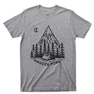 T-Shirt Wander More Camping Outdoor Bergwandern Fluss Appalachen Trail T-Shirt - Bild 1 von 16