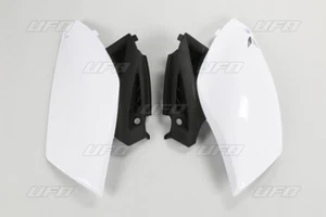 Black & White Number Holder Flanks FOR Yamaha YZ 250 F 2010 2011 2012 2013 - Picture 1 of 1