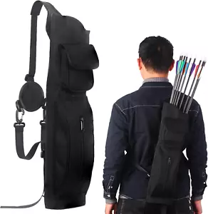 Archery Back Arrow Quiver Arrow Holder, Shoulder Hanged Adjustable Quiver for Ar - Picture 1 of 12