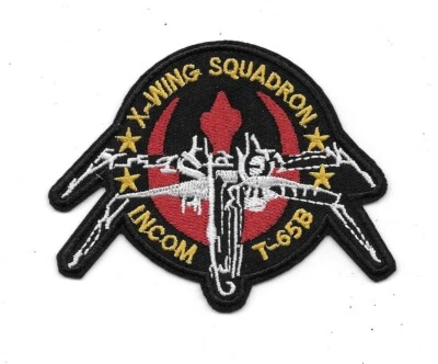 Star Wars X-Wing Squadron INCOM T-65B Logo Embroidered Patch NEW UNUSED