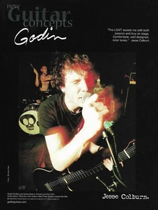 Closet Monster Jesse Colburn 2005 Godin LGXT guitar advertisement 8x11 ad print - Picture 1 of 3