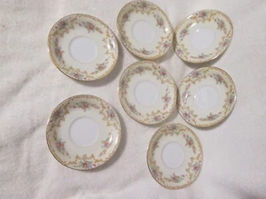 Juego de 7 platillos Noritake China DOVIER circa 1933 - Imagen 1 de 5
