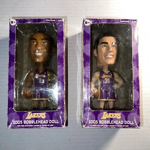 Caron Butler & Chris Mihm 2005 Carl's Jr NBA LA Lakers Bobblehead Doll - Picture 1 of 18