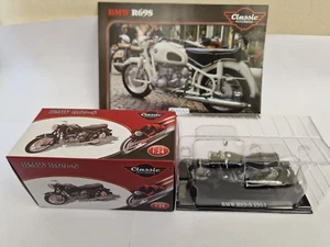 1/24 ATLAS IXO CLASSIC MOTOR BIKES - 1961 BMW R69-S MOTORCYCLE + LEAFLET - Picture 1 of 3