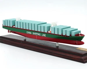 35cm1/1000 CHINA SHIPPING LINE Schiffsmodell Ocean Going Kreuzfahrtschiff Modell  - Bild 1 von 3