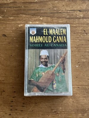 El Maalem Mahmoud Gania Soirée au Canada Cassette La Voix El Maarif Gnawa Sealed - Image 1 of 2