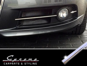 für AUDI A6 C6 4F S-LINE - 3M Chrom Zierleisten für Kühlergrill unten - Bild 1 von 8