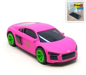 Majorette Audi R8 V10 MK2 25 Collection Matte Neon Pink 1:58 (3") no Package - Picture 1 of 8