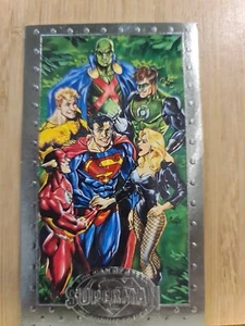 SUPERMAN🏆1994 Widevision Skybox #34 LARGE Trading Card🏆FREE POST - Picture 1 of 2