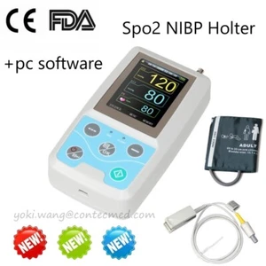 PM50 Patient Monitor ICU Vital Signs SPO2 NIBP Holter, PC SW, 24H Recorder, CE - Picture 1 of 1