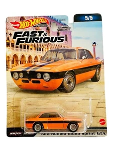 2023 Hot Wheels Premium Fast & Furious 5/5 Fast X ALFA ROMEO GIULIA SPRINT GTA - Picture 1 of 7