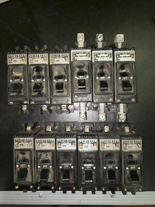 Heinemann cat.# 1163 circuit breaker USED 70 amps 120v curve 2 1 pole  lot  of 6 - Picture 1 of 1