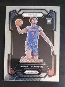 2023-24 Panini Prizm Monopoly Ausar Thompson #27 Novato RC Detroit Pistons - Imagen 1 de 2