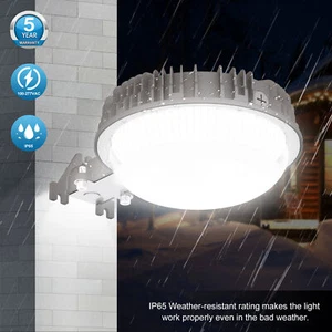 120W LED Barn Light IP65 Dusk to Dawn Yard Garden Farm Security [500W MH Equal] - Picture 1 of 11