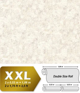 EDEM 807DN43 Spachtel Putz Tapete Struktur matt creme grau-beige 10,65 m2 - Bild 1 von 7